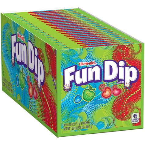 Lik M Aid Fun Dip Candy 43 Oz Packet All City Candy