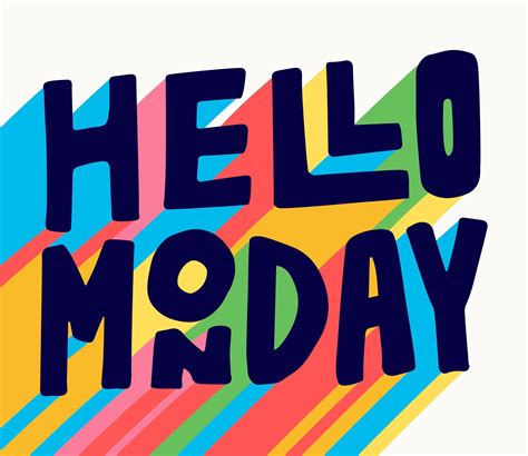 Pin By •𝐀𝐧𝐝𝐫𝐞𝐚 𝐕𝐢𝐫𝐠𝐢𝐧𝐢𝐚• On Imprimibles Hello Monday Lettering