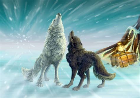 Anime Wolves Wallpapers Wallpaper Cave