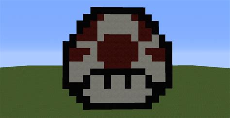 Pixel Art Red Mario Mushroom Minecraft Project My Xxx Hot Girl