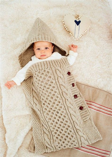 Knitted Baby Sleeping Bag Knitting Patterns For Beginners