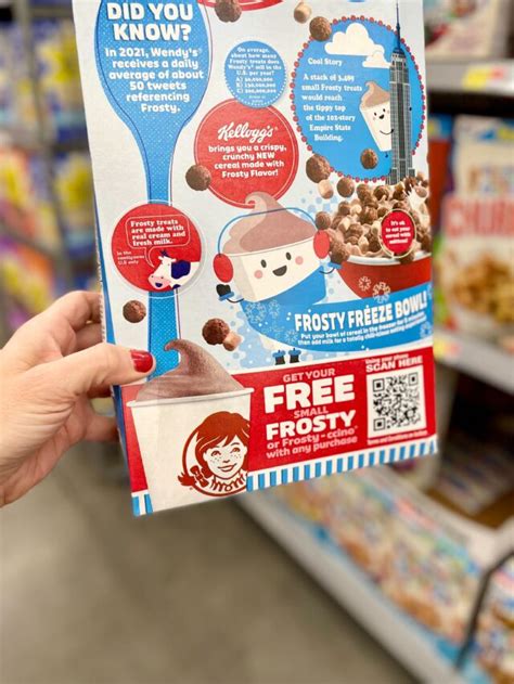 Wendys Frosty Chocolate Cereal Deals Includes Free Frosty Coupon