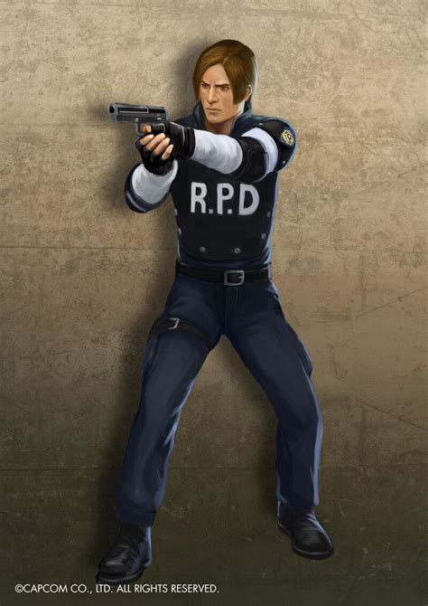 Artstation Resident Evil Gunship Revolution Resident Evil Leon
