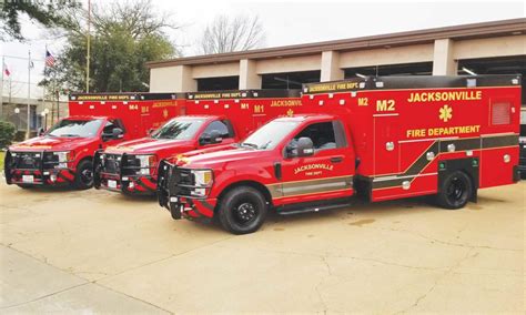Jacksonville New Red Ambulances Added To Citys Fleet News