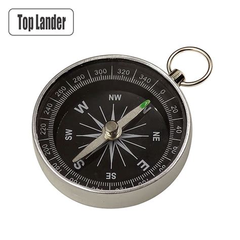 Aluminum Mini Compass Emergency Survival Tool Outdoor Camping Hiking