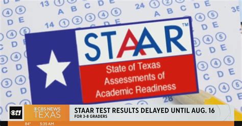Staar Test Results Delayed For Some Students Cbs Texas