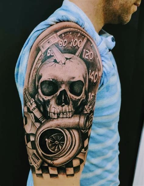 Arm Tattoos Skulls Left Arm Tattoos Men Tattoos Arm Sleeve Forarm
