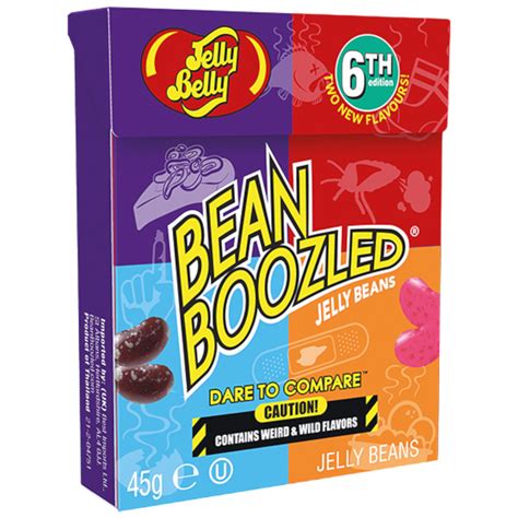 Jelly Belly Bean Boozled 6th Edition Jelly Beans Flip Top Box 1 58 Poppin Candy