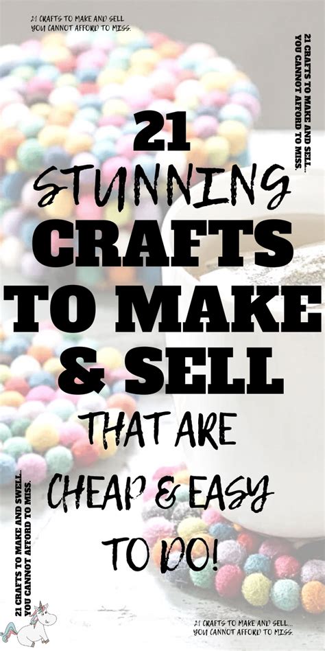 All The Best Crafts To Make And Sell For Extra Cash Crafts To Make