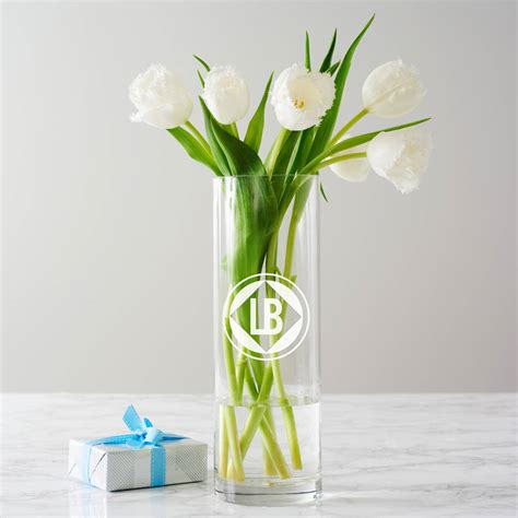 Personalised Circular Initials Monogram Vase By Becky Broome