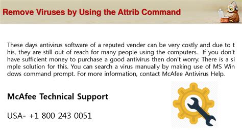 How To Remove Viruses By Using The Attrib Command
