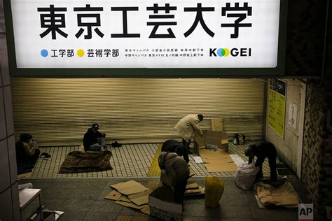 Downtown Tokyos Homeless Fear Removal Ahead Of Olympics — Ap Photos