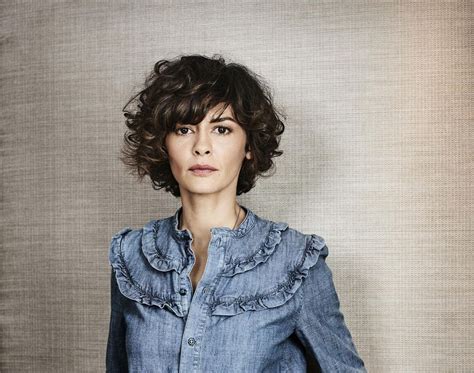 Audrey Tautou Short Curly Hairstyles For Women Curly Hair With Bangs