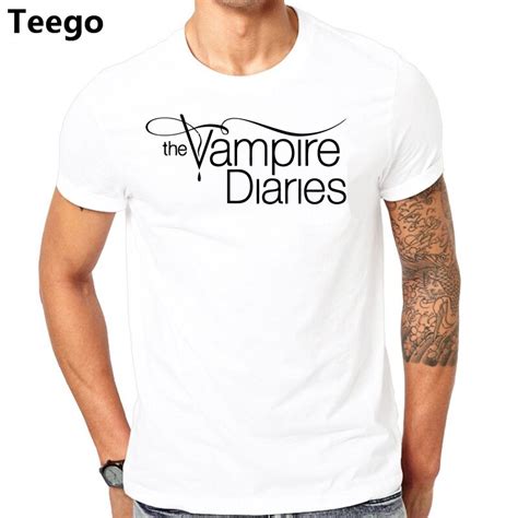 Vampire Diaries Hoodie Cotton Winter Teenages Vampire Diaries Logo T