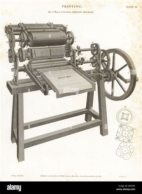Printing Press Machine 19th Century Hi Res Stock Photography And Images