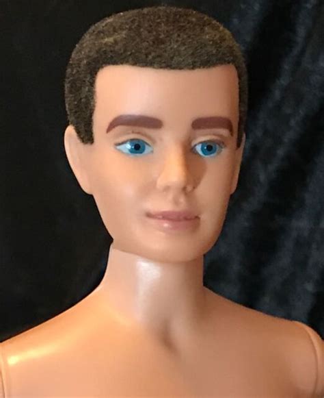 Rare Vintage 1960s Brunette Ken Mattel Fashion Barbie Doll A 1 Ebay