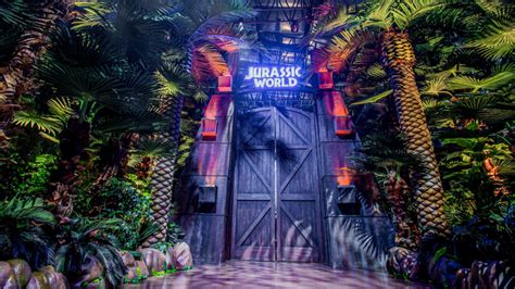 Guests Enter The Experience Through The Iconic ‘jurassic World Gates