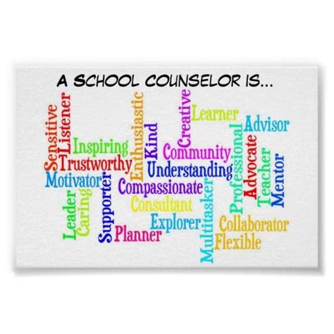 A School Counselor Is Poster National School