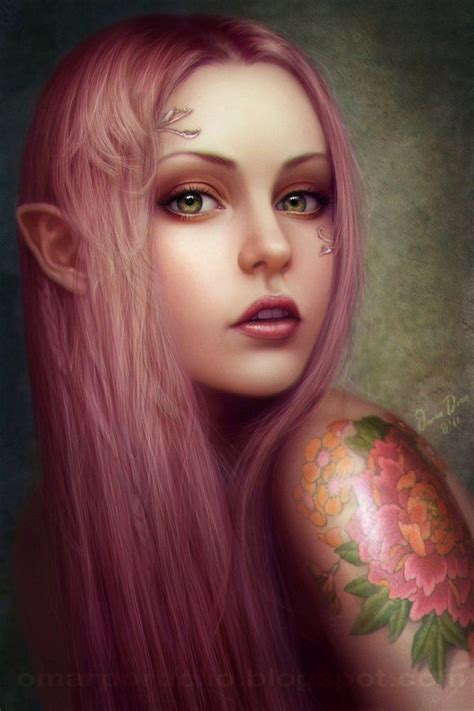 30 Awesome Digital Portraits Art And Design Elf Art Fantasy Art Fantasy Women