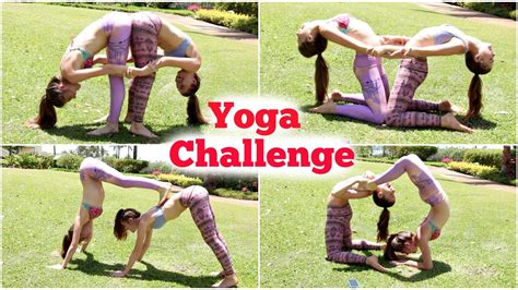 Twin Yoga Challenge Ninaandranda Youtube