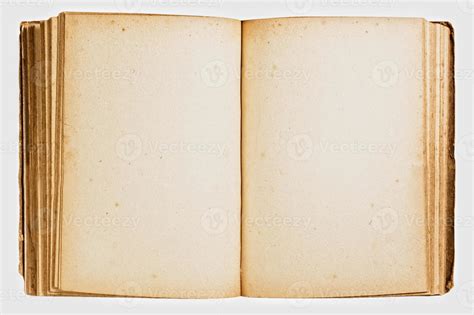 Open Vintage Book Isolated 1373641 Stock Photo At Vecteezy