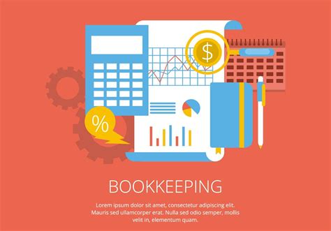 Bookkeeping Illustration Illustration Bookkeeping Vector Free