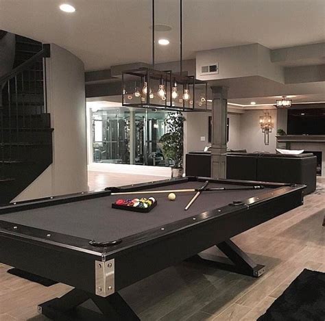 Great Entertaining Space Love The Rich Colors And A Beautiful Pool Table