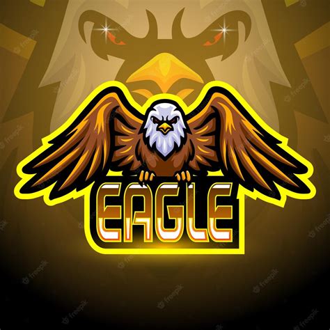 Premium Vector Eagle Mascot Sport Esport Logo Design