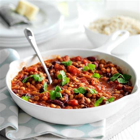 Load up this instant pot vegetarian lentil chili with your favorite toppings! Lentil chilli - Good Housekeeping