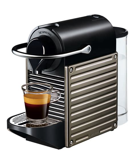 Pixie Coffee Machine In Electric Titan Nespresso Sg