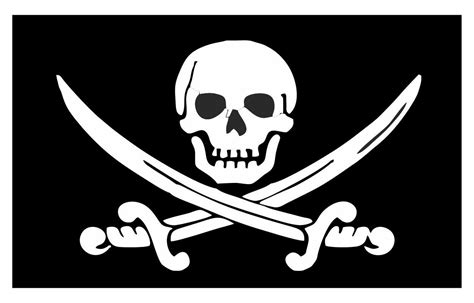 Pirate flag PNG png image