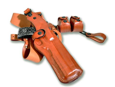 Premium Leather Vertical Shoulder Holster Revolver Chiappa Rhino Bbl