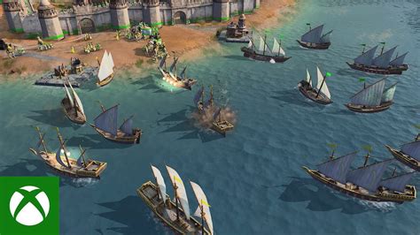 Age Of Empires Iv Naval Warfare Youtube