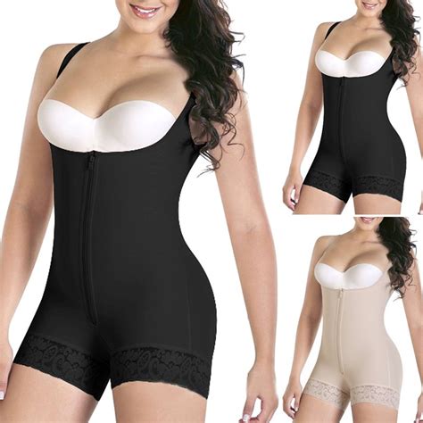 fajas colombianas reductoras levanta cola post surgery girdle slim body shaper shopee méxico