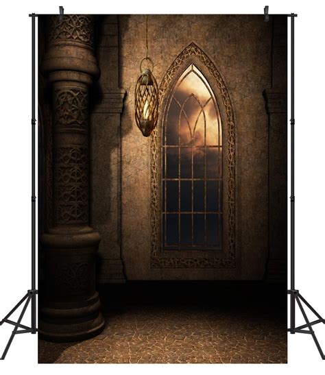 Duluda Retro Castle 5x7ft Indoor Studio Photography Background Computer
