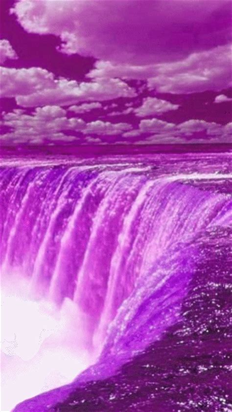 Purple Waterfall  Download And Share On Phoneky