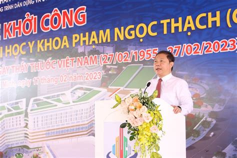 Khởi Công Xây Dựng Trường Đại Học Y Khoa Phạm Ngọc Thạch Cơ Sở 2