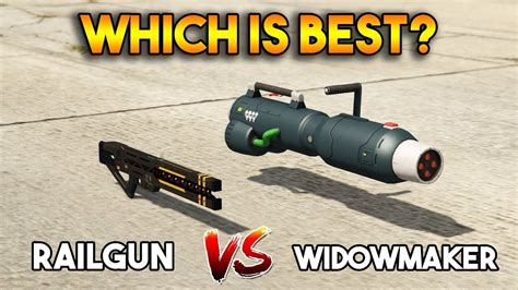 Gta 5 Online Widowmaker Vs Railgun Which Is Best Youtube