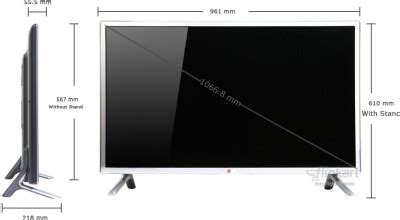 Placing an oversized tv on a stand that is the same size or smaller than the. LG 106cm (42) Full HD Smart LED TV (3 X HDMI, 3 X USB) | Kenyt