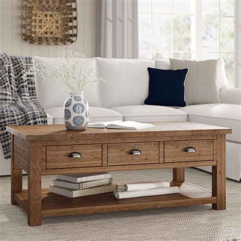 Our olivia 30″ round table is one of our favorite pieces to use in living rooms. Seneca Coffee Table with Storage (With images) | Living ...
