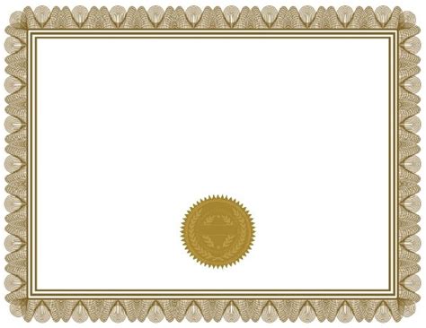 Free Printable Blank Certificate Paper Get What You Need For Free