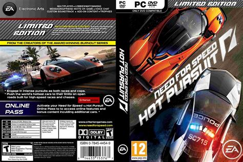 Pc Games Cd Cover Need For Speed Hot Pursuit 2010 Cd Cover