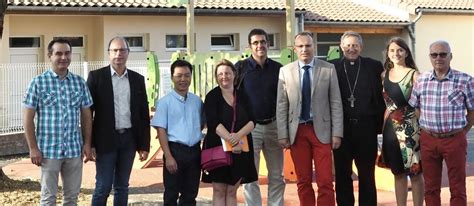 Chabeuil. Ensemble scolaire Gondin  l’évêque et le directeur diocésain