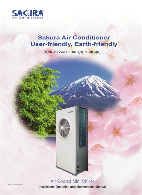 Sakura Fvca Series Installation Operation And Maintenance Manual Pdf