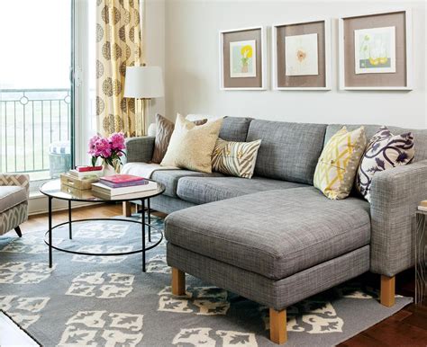 Gold And Grey Living Room—gold And Grey Combine Beautifully In The Airy