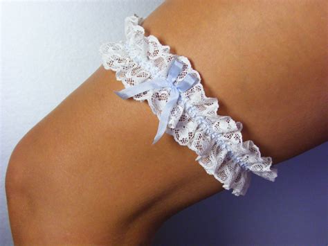 lucille vintage ivory lace silk bow wedding garter by lovebysusie