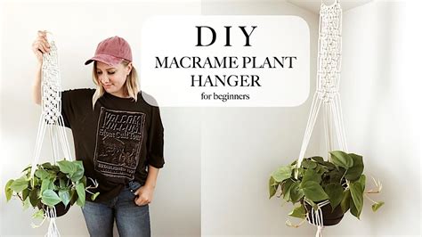 Macrame Hanging Planter Tutorial