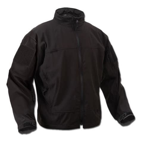 Rothco Covert Spec Ops Lightweight Soft Shell Jacket Black Rothco