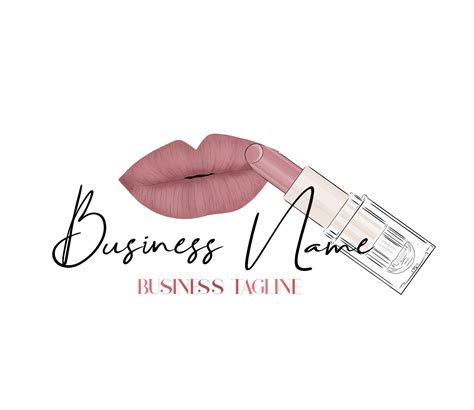 Makeup Artist Logo Beauty Logo Cosmetics Logo Makeup Logo Lipstick