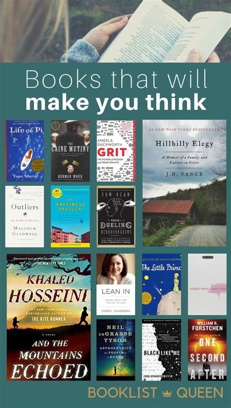 28 Books That Make You Think Differently Booklist Queen